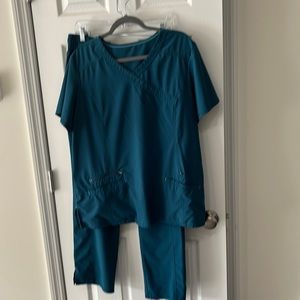Scrubstar Caribbean blue 2 pice scrubs